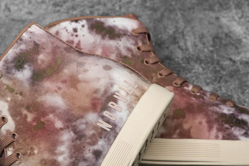 Copper Nobull High-Top Earth Tie-Dye Canvas Women's Trainers | CA Z2058U